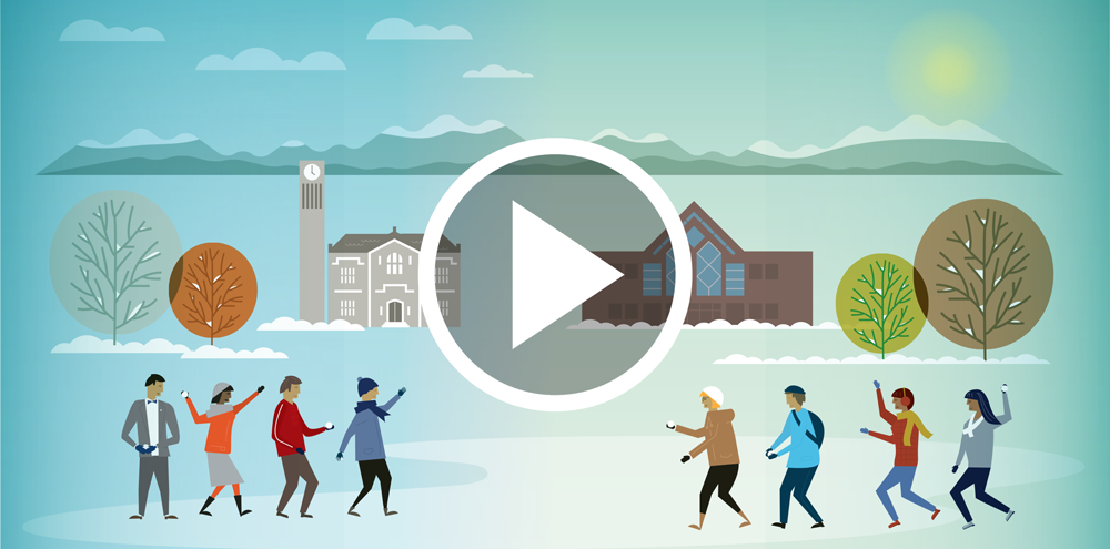 Snowball Fight | Happy Holidays from UBC DAE!