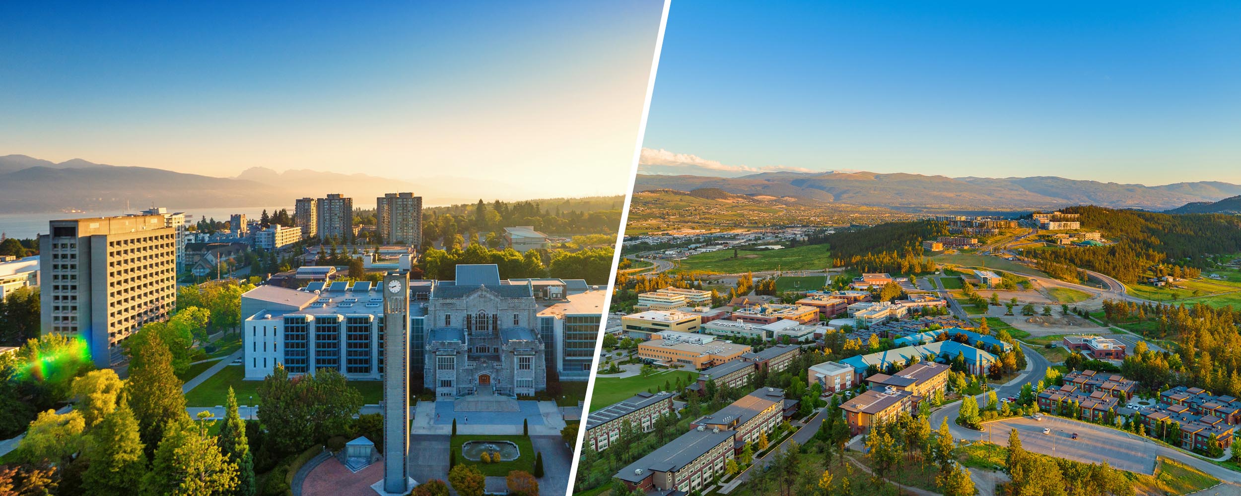 UBC campus aerial shot